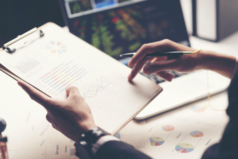 Startup business person designing website content