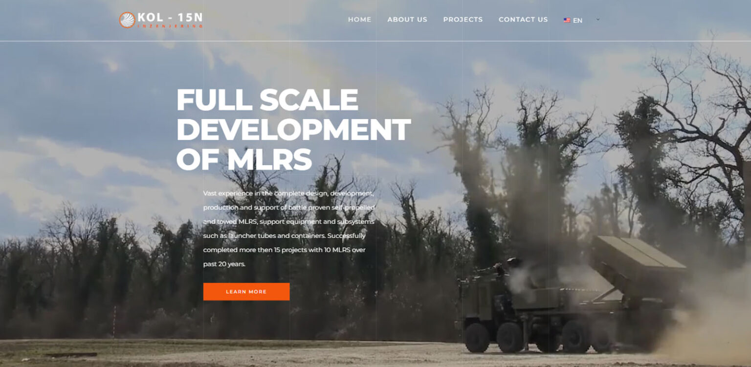 web design portfolio kol-15n military website