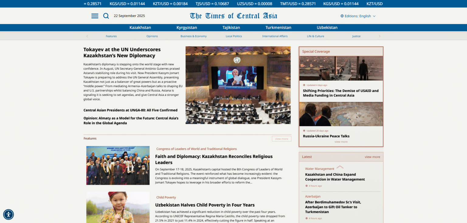 News website maintenance and updates