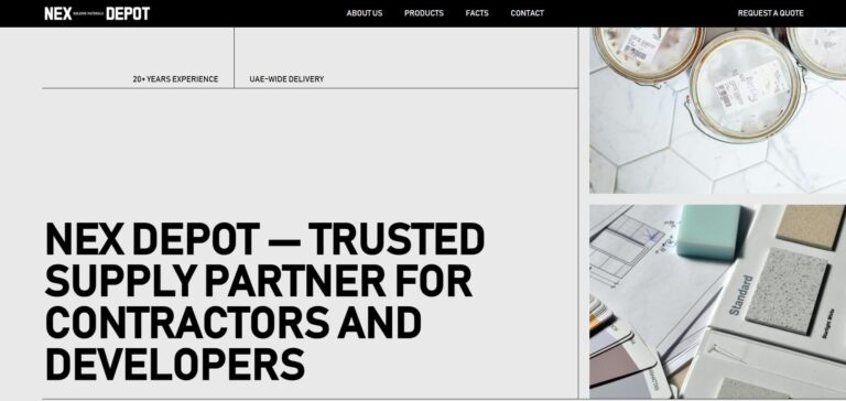 Construction Material Web Design Agency